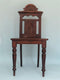 Late 19th Century Victorian Mahogany Hall Chair United Kingdom