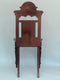 Late 19th Century Victorian Mahogany Hall Chair United Kingdom