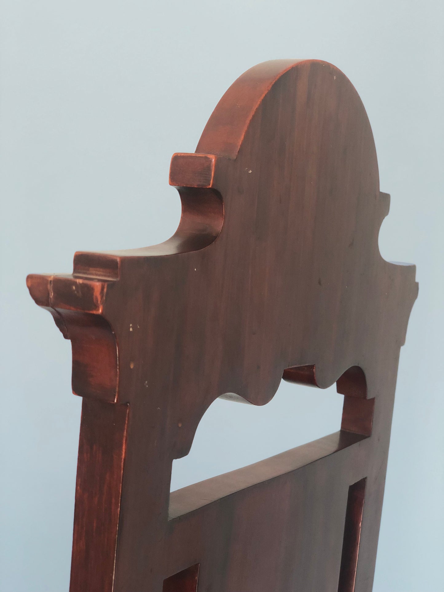 Late 19th Century Victorian Mahogany Hall Chair United Kingdom