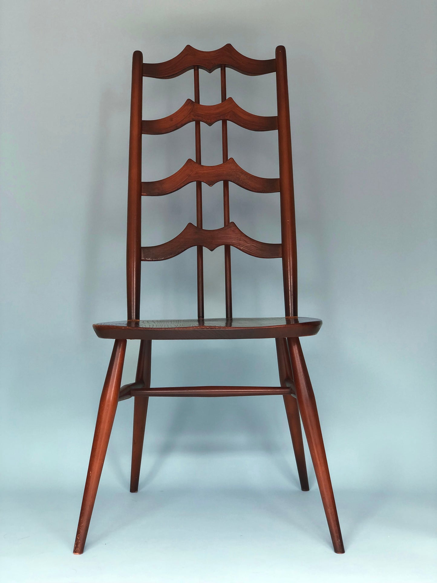 Mid Century Walnut High-Back Chair by Lucian Ercolani for Ercol