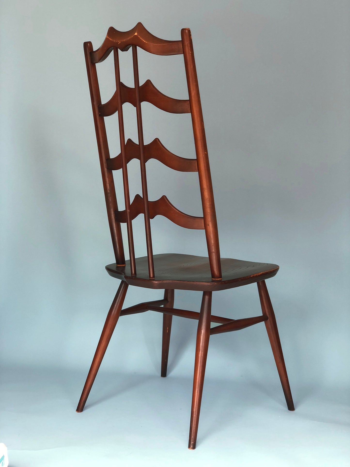 Mid Century Walnut High-Back Chair by Lucian Ercolani for Ercol