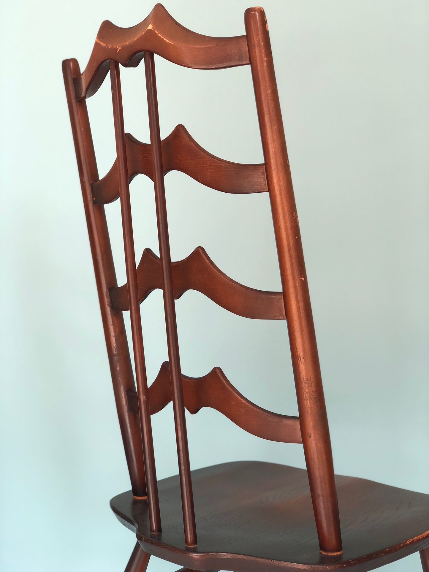 Mid Century Walnut High-Back Chair by Lucian Ercolani for Ercol