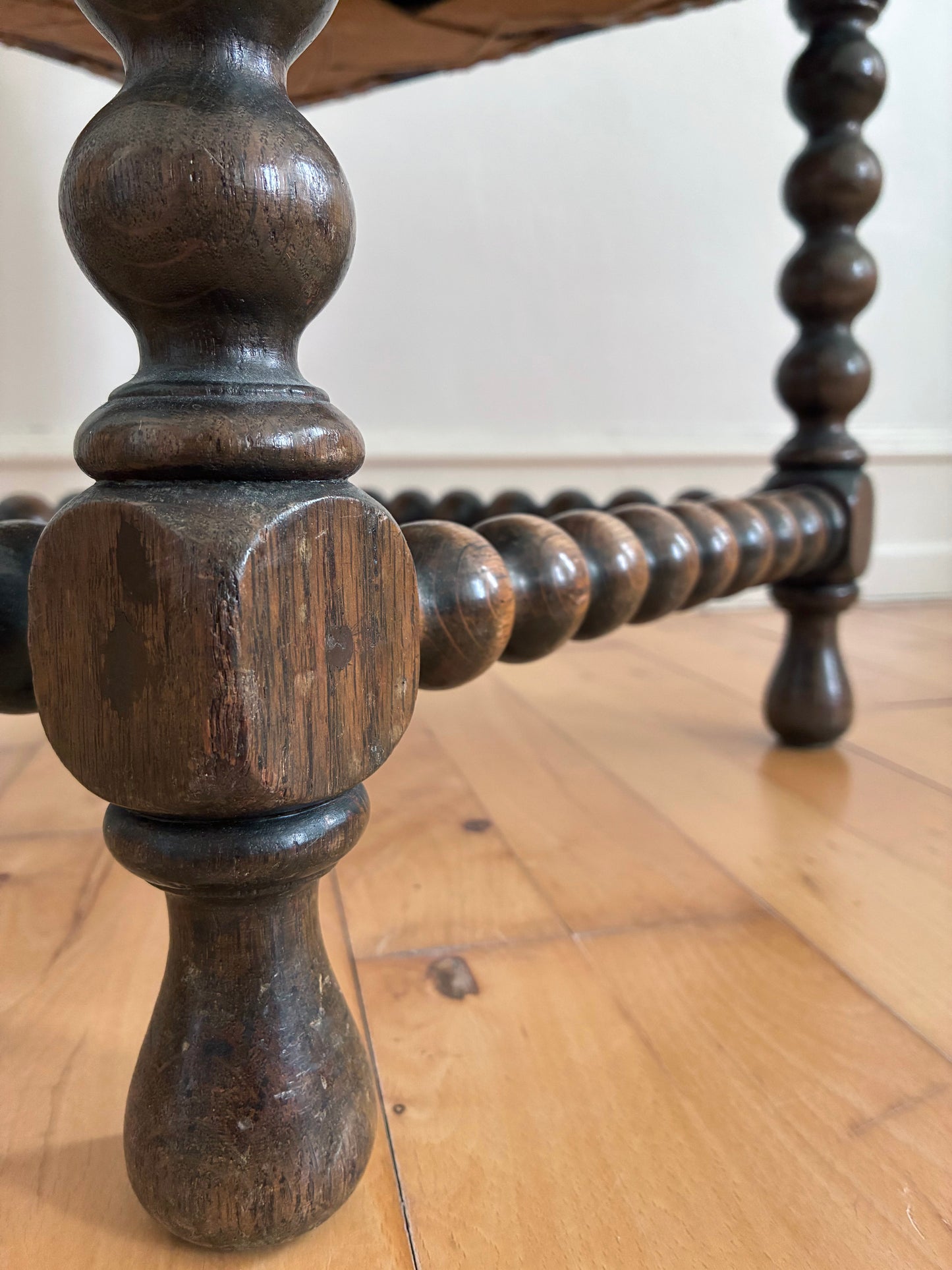 Antique Edwardian Bobbin Corner Chairs, English 1900