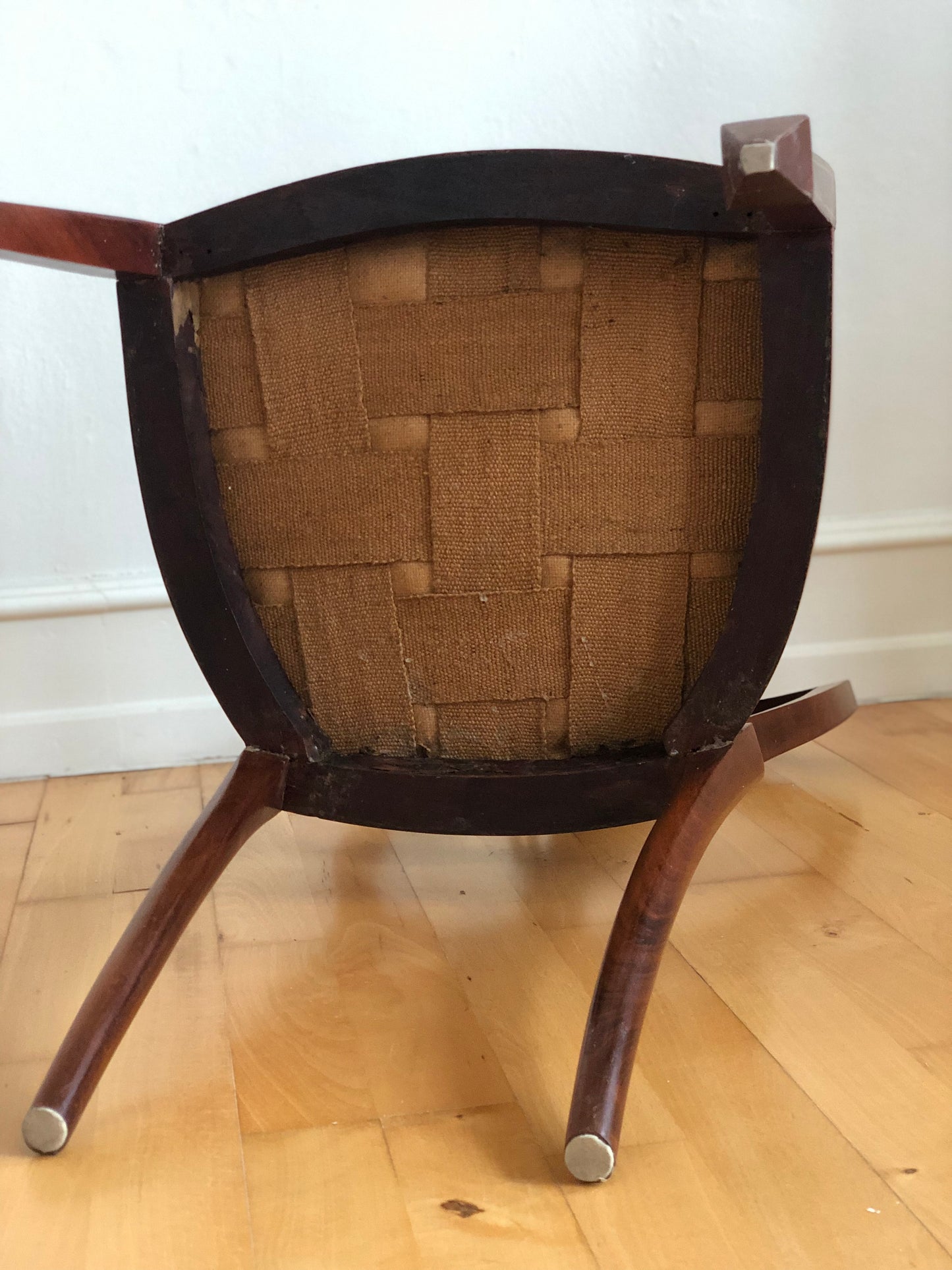 Pair of Antique Mahogany Hepplewhite Revival Chairs Denmark 1900s