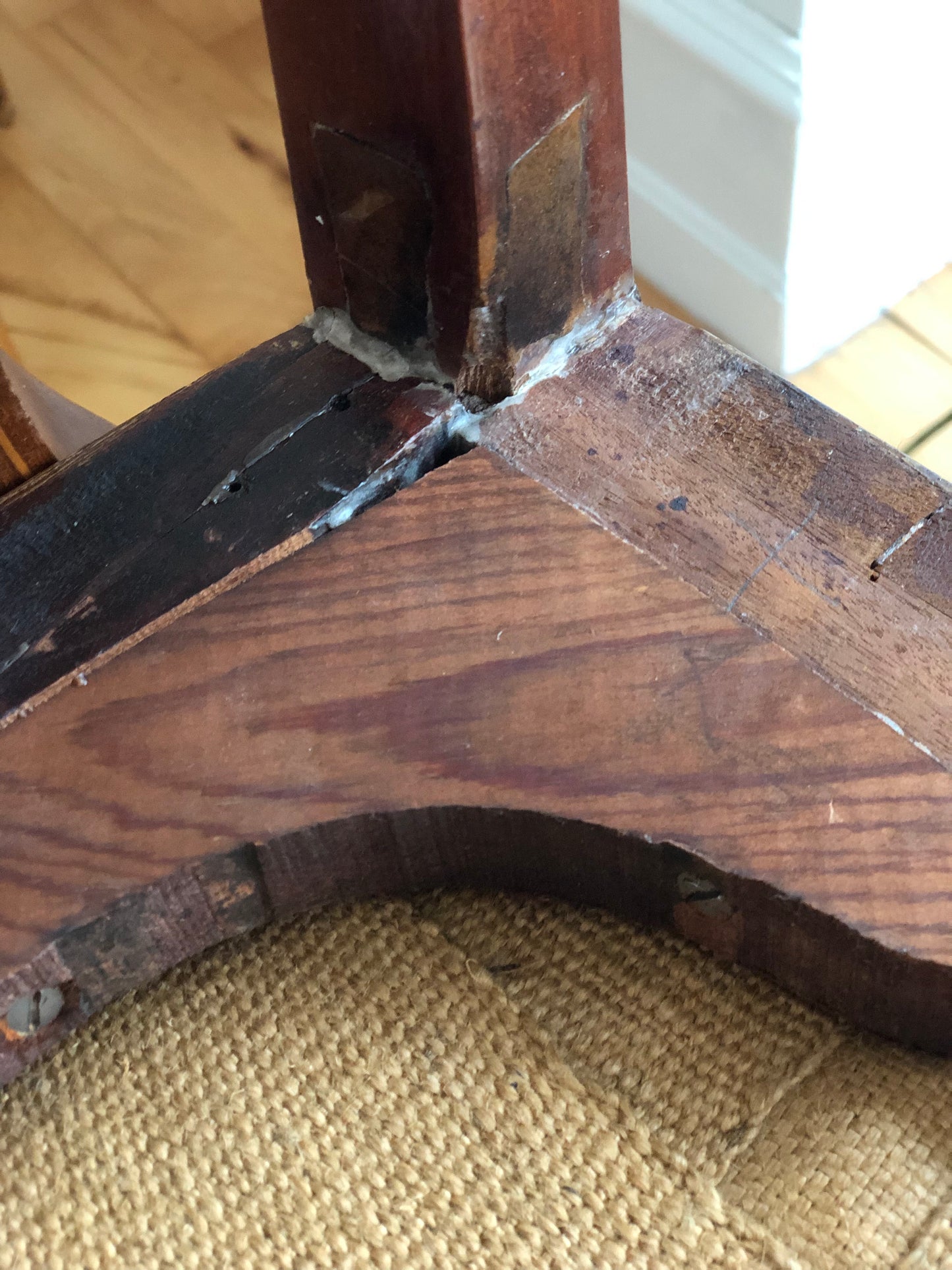 Pair of Antique Mahogany Hepplewhite Revival Chairs Denmark 1900s