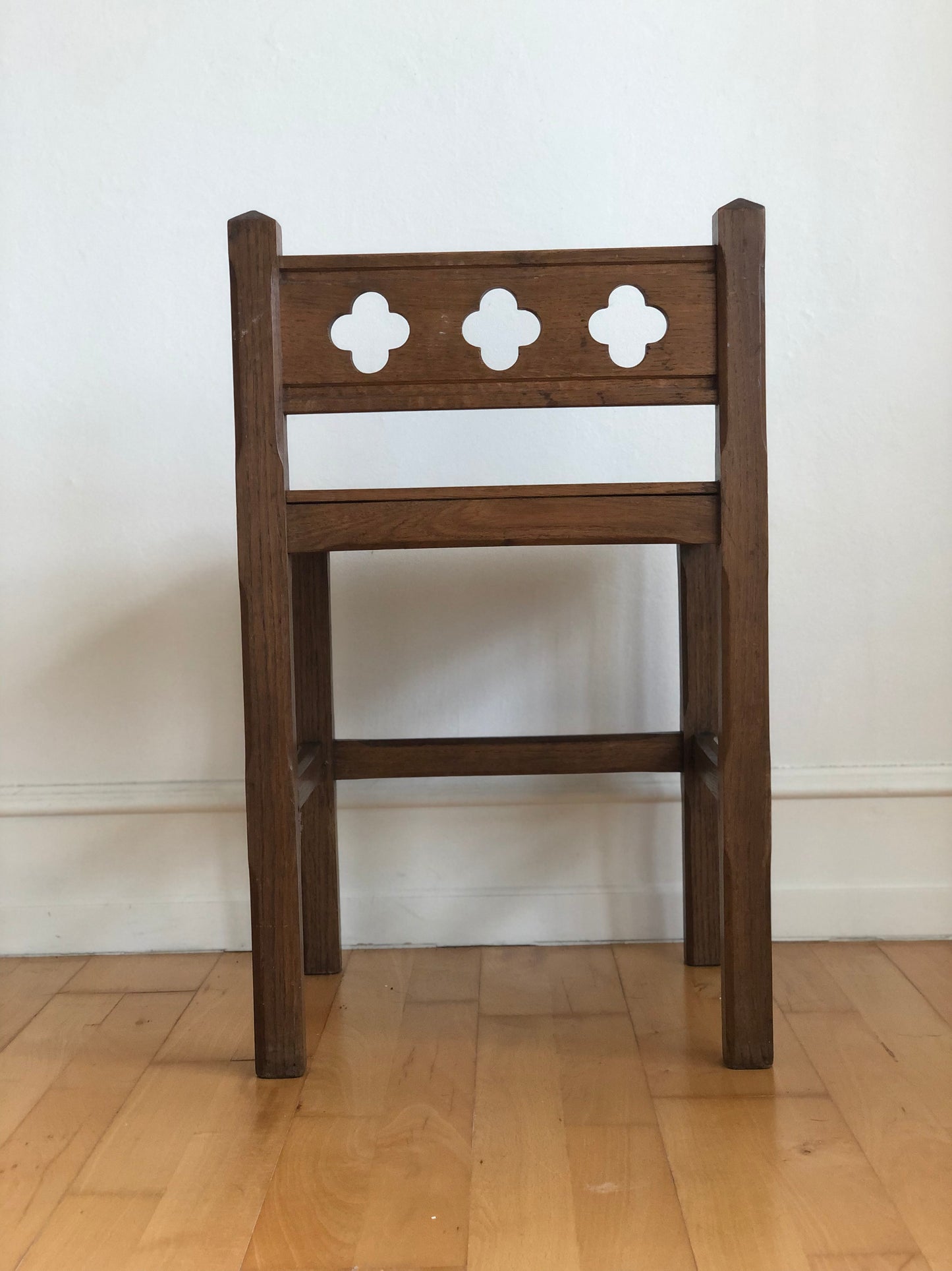 Pair of Early 20th Century Arts & Crafts Oak Hall Chairs