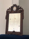 Richly Carved Mahogany Napoleon III Mirror Verre Eglomise Late 19th Century