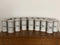 Set of Royal Copenhagen Vintage Kitchen Spice Jars (18) B&G Line Denmark 1970s