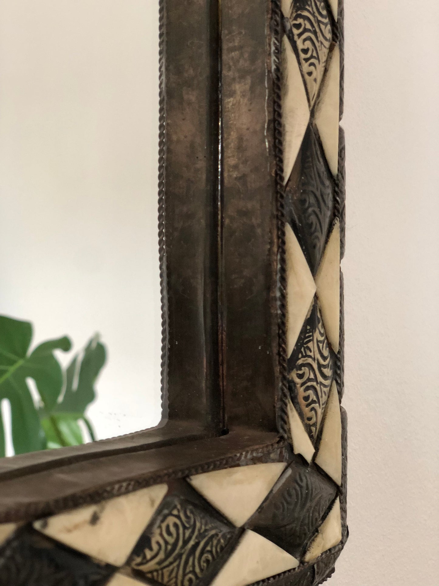 Vintage Arched Wall Mirror - Spanish, Hollywood Regency, Moroccan-inspired 1960s