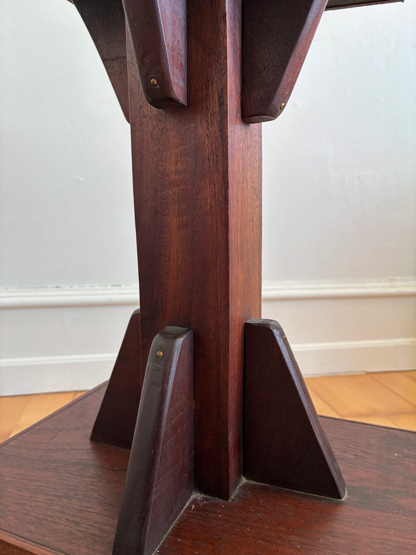 Vintage Arts and Crafts Tile-Top Side Table / Plant Stand