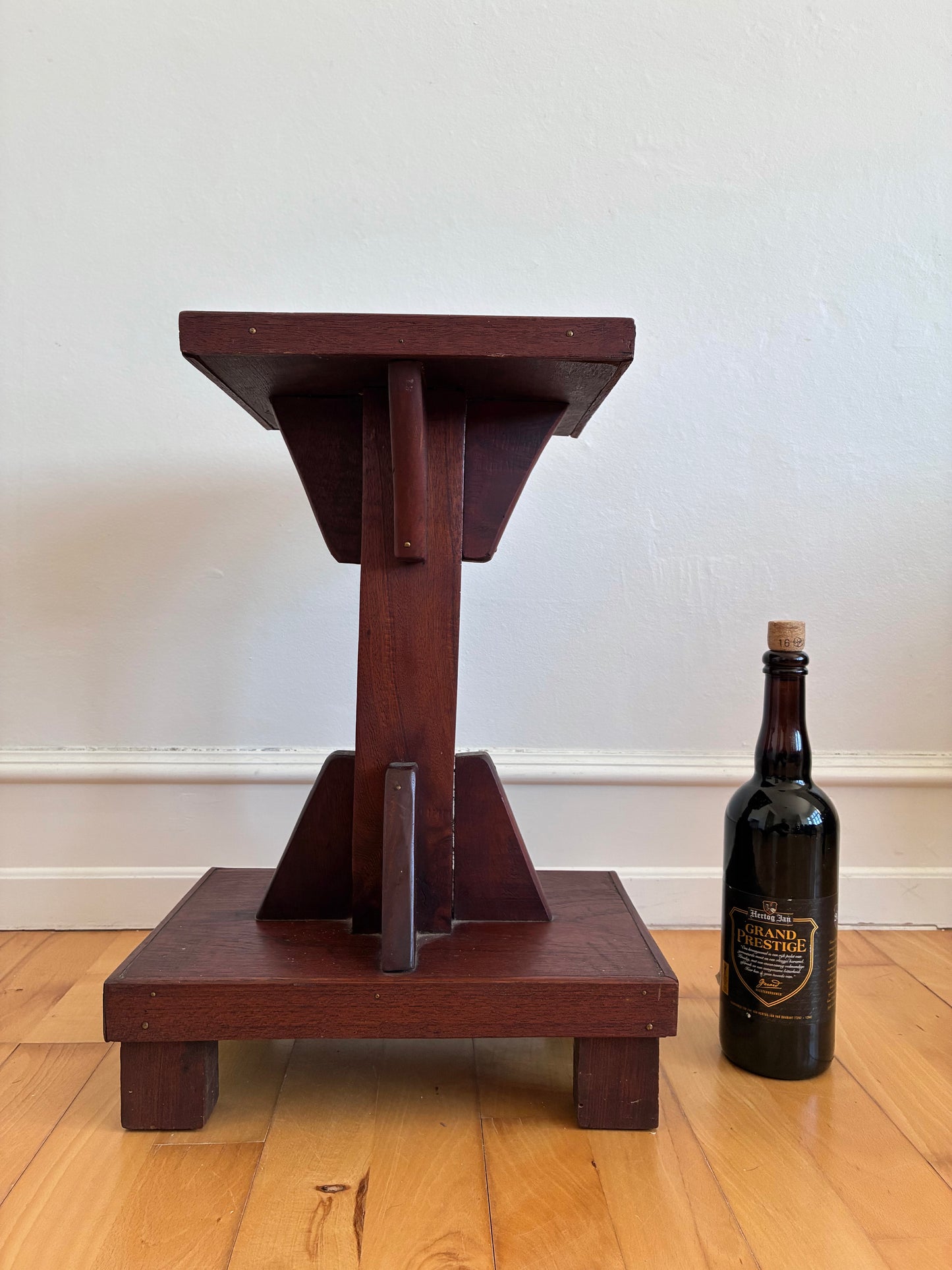 Vintage Arts and Crafts Tile-Top Side Table / Plant Stand