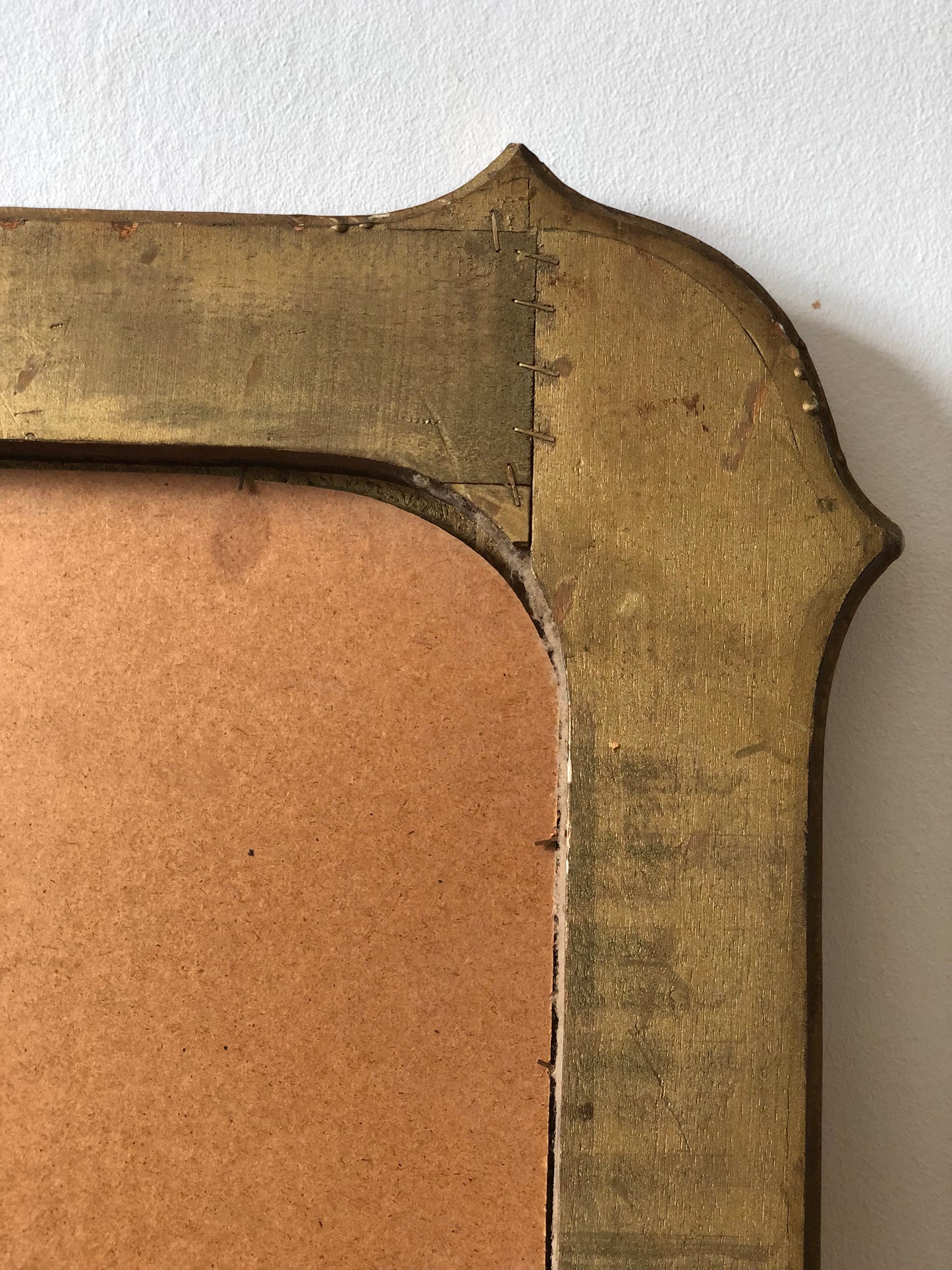 Large Vintage gilded Mirror Belgium 1970s