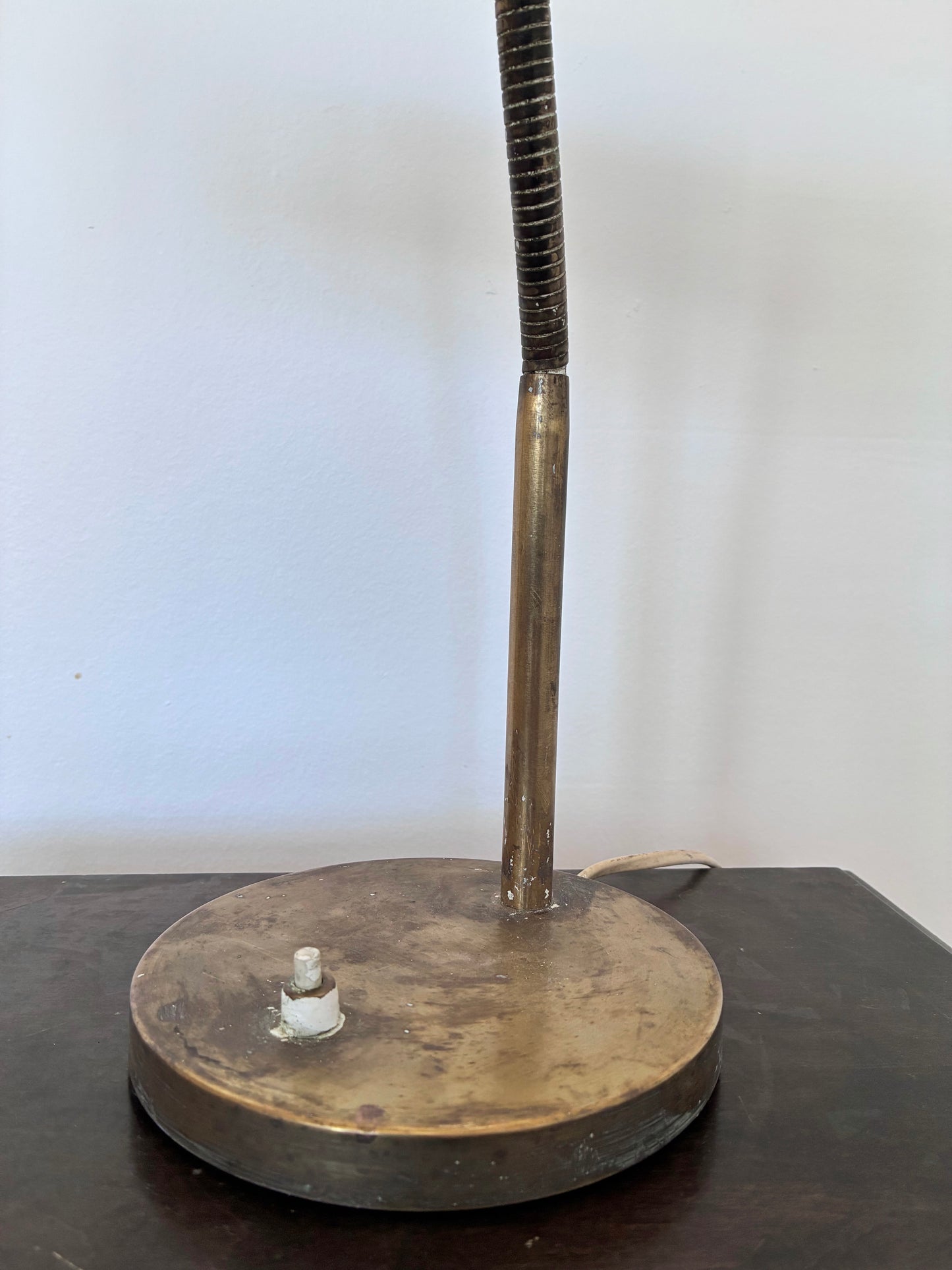 Vintage Mid-Century Brass Desk Lamp
