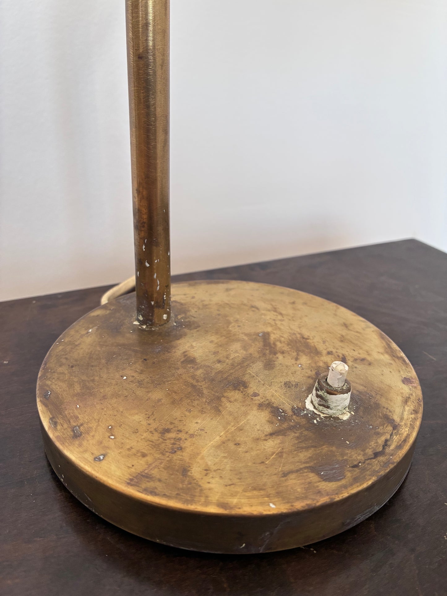 Vintage Mid-Century Brass Desk Lamp
