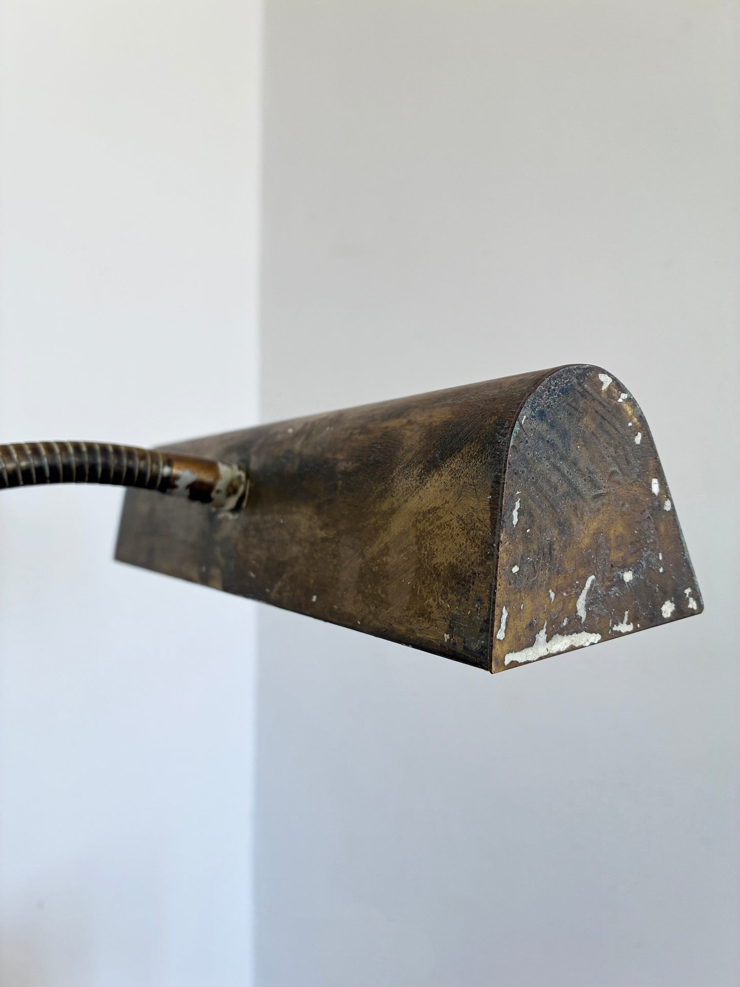 Vintage Mid-Century Brass Desk Lamp