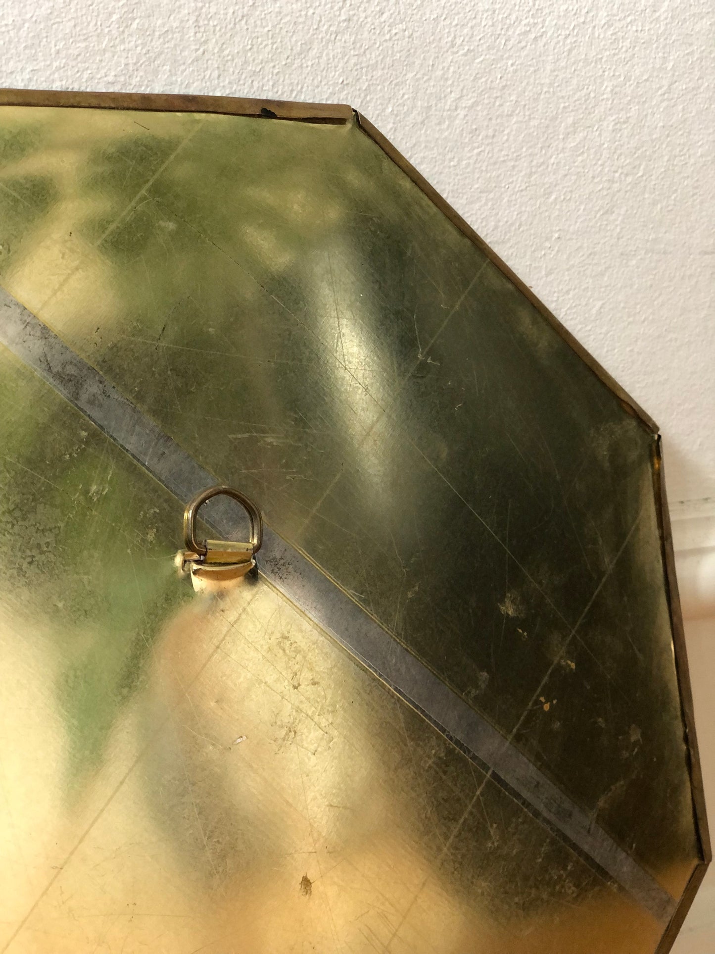 Vintage Octagonal Wall Mirror – Spanish, Hollywood Regency, Moroccan-inspired 1960s