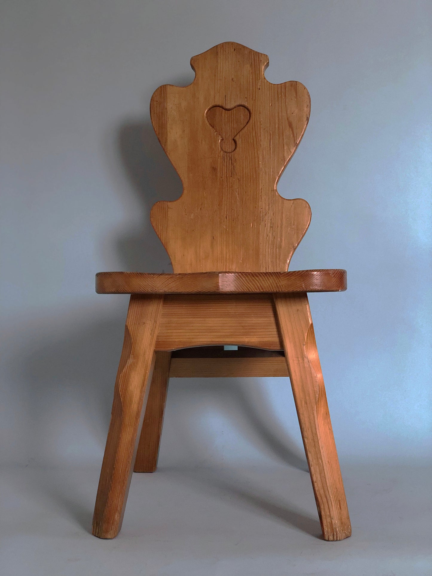 Vintage Brutalist Scandinavian Dining Chair Sweden 1960s Set of 4