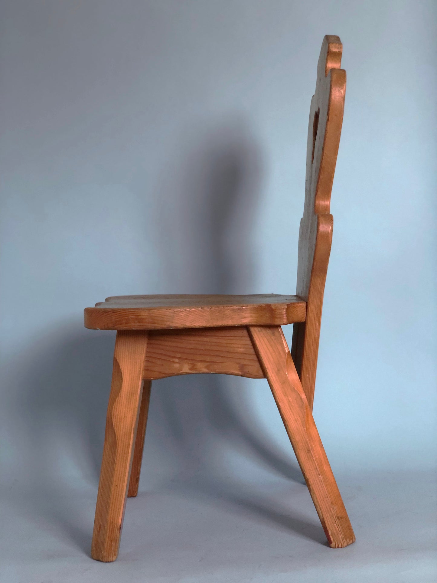 Vintage Brutalist Scandinavian Dining Chair Sweden 1960s Set of 4