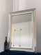 Vintage Deknudt Mirror Hollywood Regency in Silver and Gold 1980s