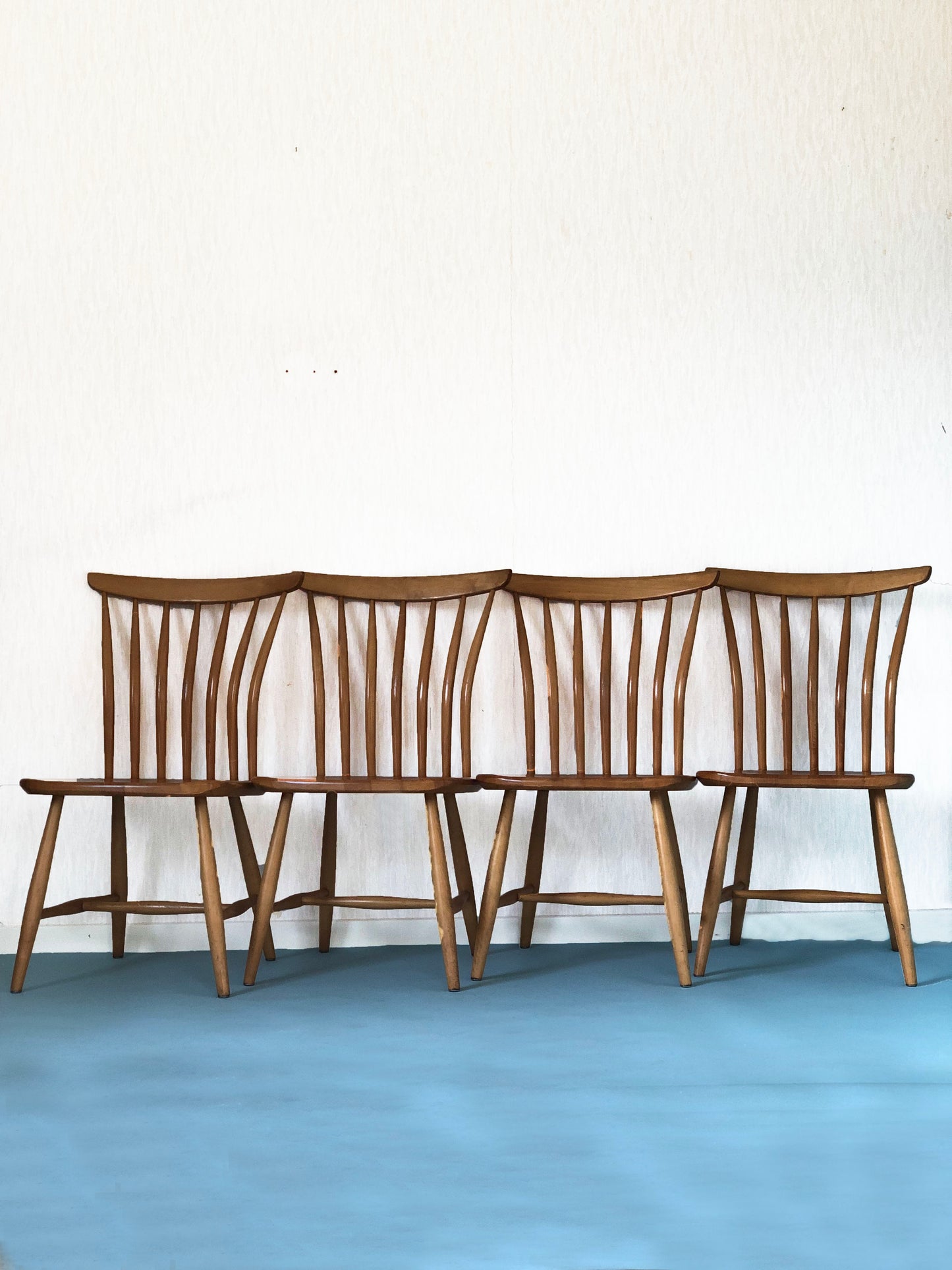 Vintage Scandinavian Design Dining Chair Akerblom Sweden 1950s Set of 4