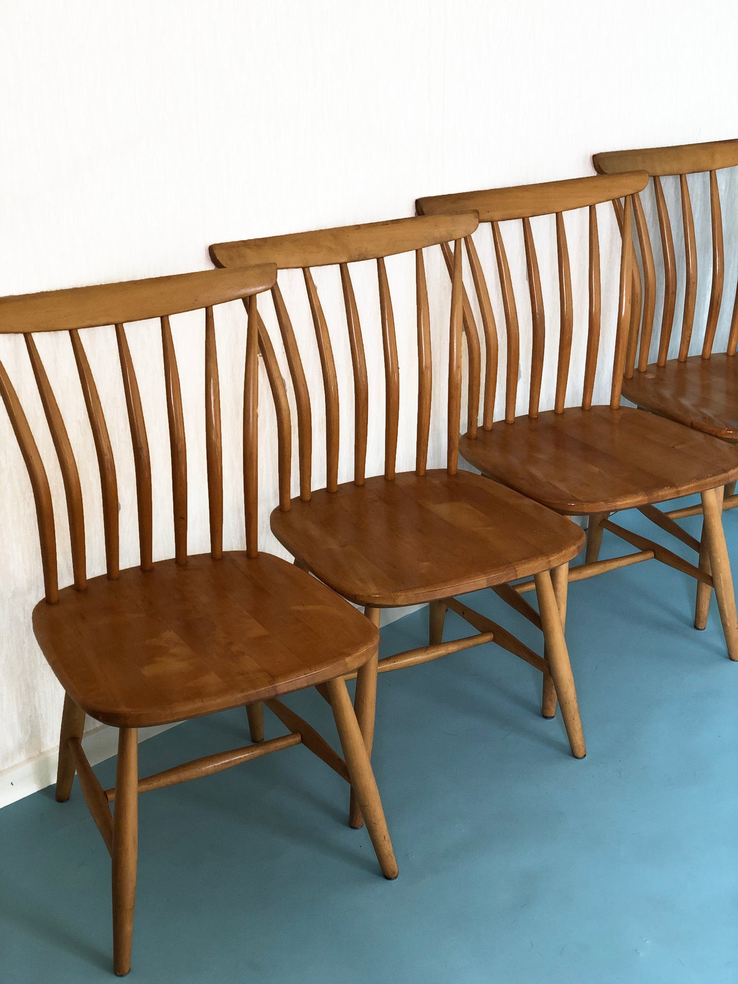 Vintage Scandinavian Design Dining Chair Akerblom Sweden 1950s Set of 4