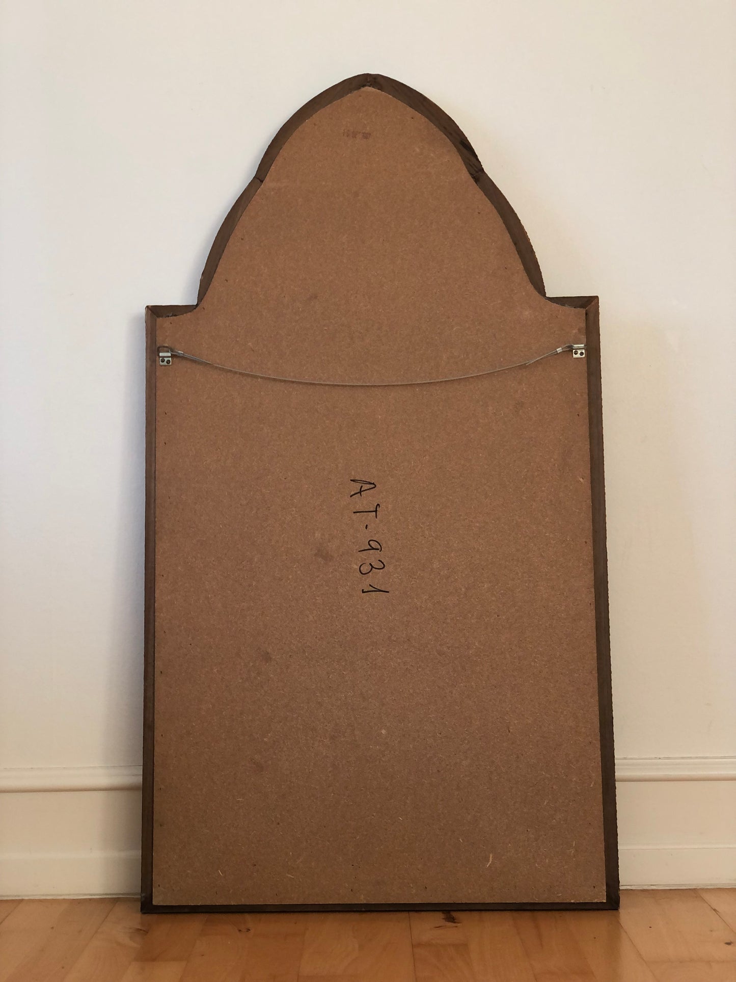 Large Vintage Venetian Mirror Hollywood Regency in Gold Spain 1987