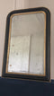 Antique Louis Philippe Mirror In Black and Gold France Late 19th Century