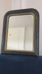 Antique Louis Philippe Mirror In Black and Gold France Late 19th Century