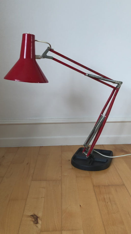 Industrial Architect Desk Lamp HCF Denmark 1970s