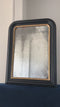 Antique Louis Philippe Mirror In Black and Gold France Late 19th Century