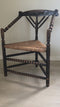 Early 20th Century Triangular Bobbin Corner Chair United Kingdom