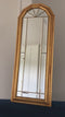 Vintage Giltwood Full Length Facet Cut Mirror Hollywood Regency Belgium