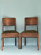 Art Deco Oak Dining Chairs By J.A. Muntendam For L.O.V. Oosterbeek 1920s. Set of 4