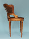 18th Century French Petit Bergère Giltwood Chair with Hand Carvings and Cane