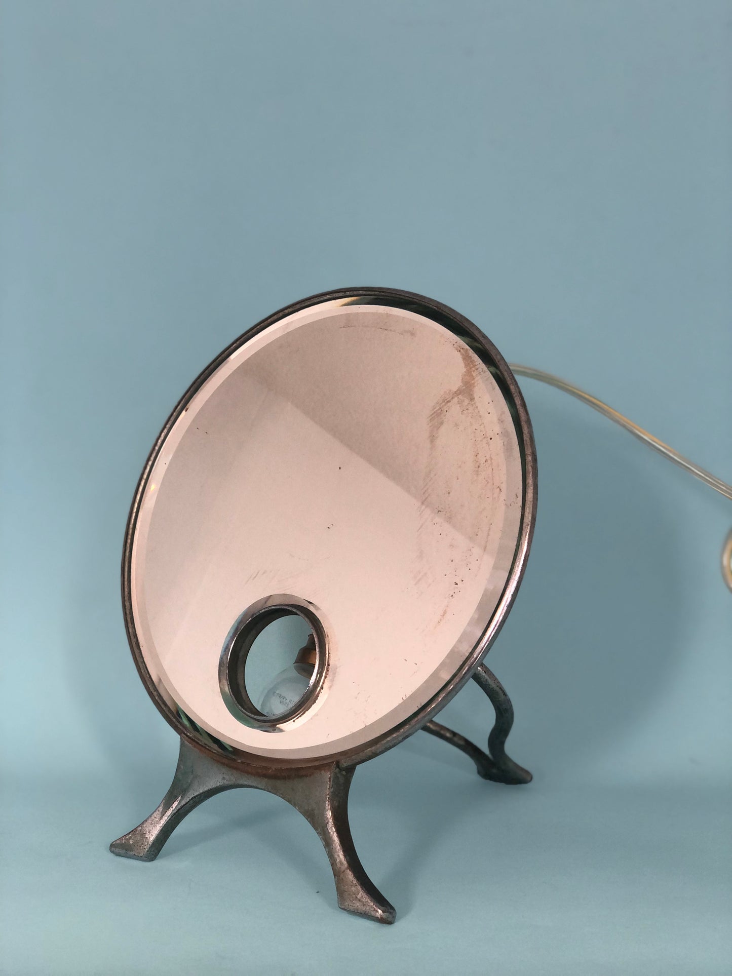 1930s Illuminated Vanity Mirror By Harcourts Of London