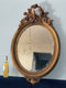 19th Century French Gilded Facet Cut Oval Mirror