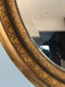 19th Century French Gilded Facet Cut Oval Mirror