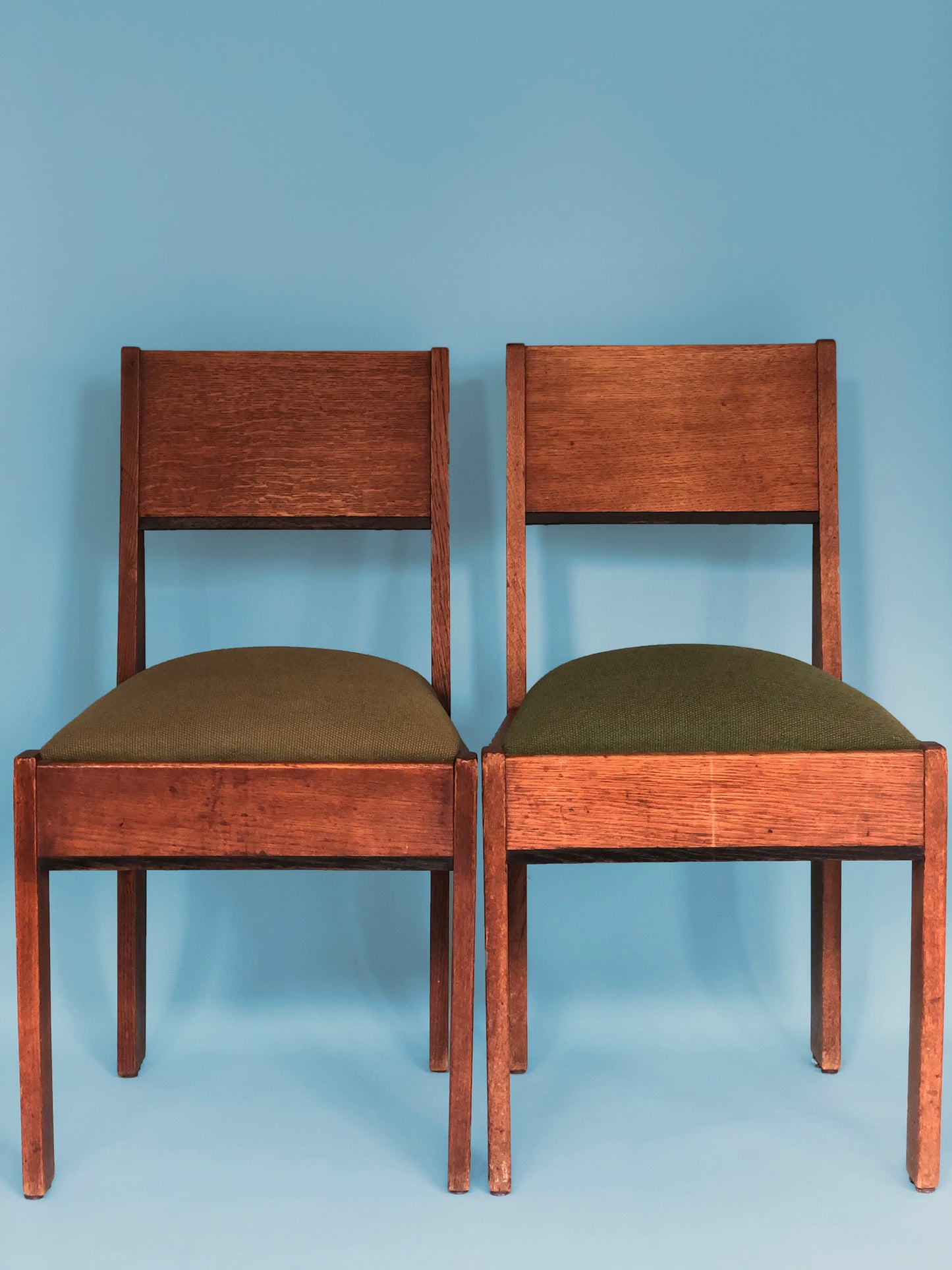 Set of 2 Art Deco "L.O.V. Oosterbeek" Haagse School Chairs