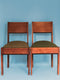 Set of 2 Art Deco "L.O.V. Oosterbeek" Haagse School Chairs