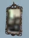 Art Nouveau Bronze Gilt Mirror