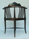 Antique Edwardian Inlaid Mahogany Corner Chair Early 20th Century