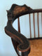 Antique Edwardian Inlaid Mahogany Corner Chair Early 20th Century