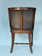 Antique Faux Bamboo Slipper Style Chair with Cane 1930s