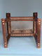 Antique Indian Hand Carved Teak Chair 1940s