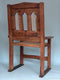 Antique Indian Hand Carved Teak Chair 1940s