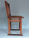 Antique Indian Hand Carved Teak Chair 1940s