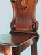 Antique Victorian Mahogany Hall Chair 19th Century