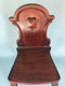 Antique Victorian Mahogany Hall Chair 19th Century