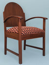 Rosewood Art Deco Amsterdam School Armchair 1920s