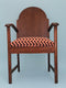 Rosewood Art Deco Amsterdam School Armchair 1920s